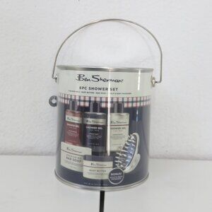 (#128) BEN SHERMAN Paint Can 6pc SHOWER SET
